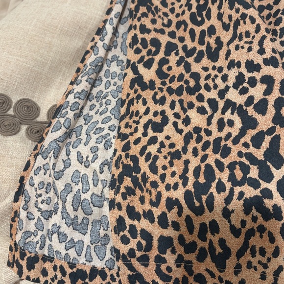 GAP Leopard Linen-Blend Maxi Slip Skirt/NWT/M - Picture 8 of 15